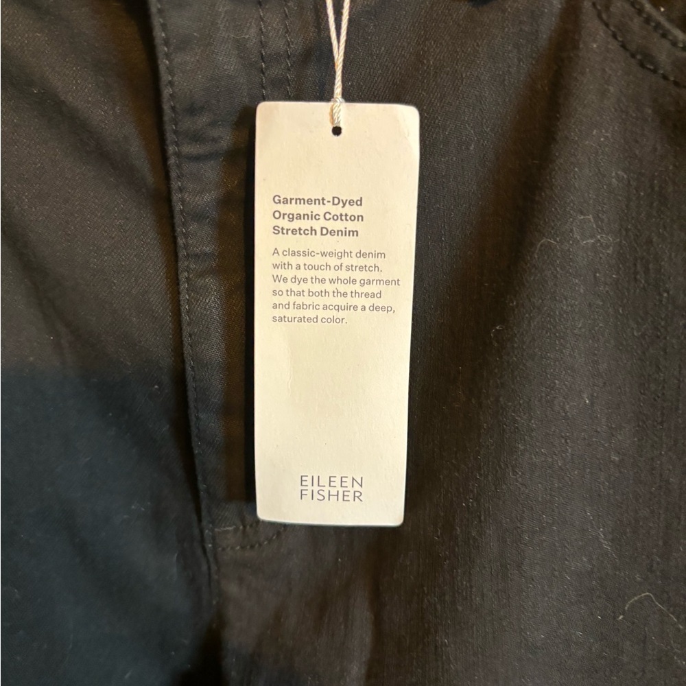 Eileen Fisher Black Slim Jeans - Picture 5 of 8